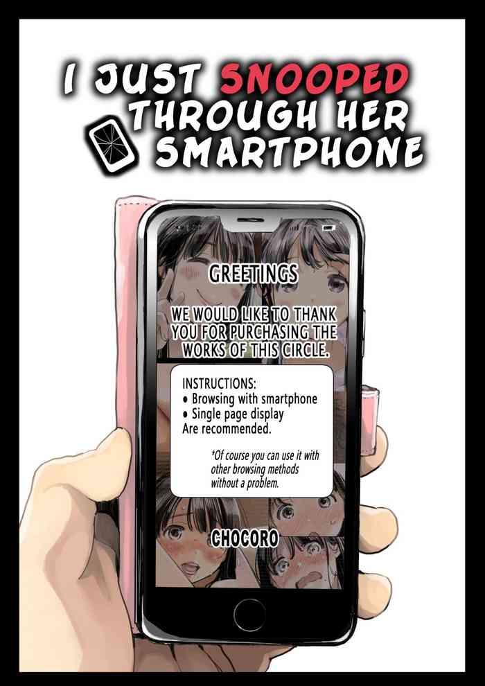 kanojo no smapho o nozoita dake nano ni i just snooped through her smartphone cover